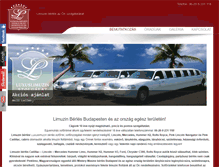 Tablet Screenshot of luxlimo.hu